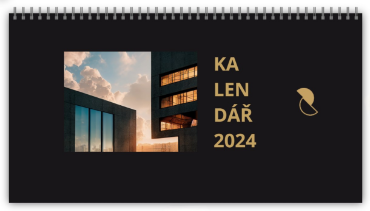 Stolní kalendář z vlastních fotek - 2024 - Luxusní