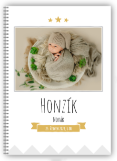Velká kroužková fotokniha - Pro miminko
