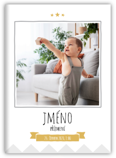 Fotosešit se hřbetem - Pro miminko